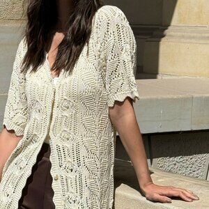Soyaconcept knitted button up sweater